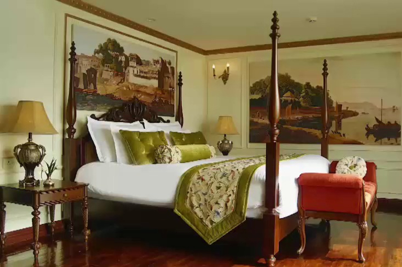 A glimpse inside a suite onboard the rv Ganges Voyager. Image: APT