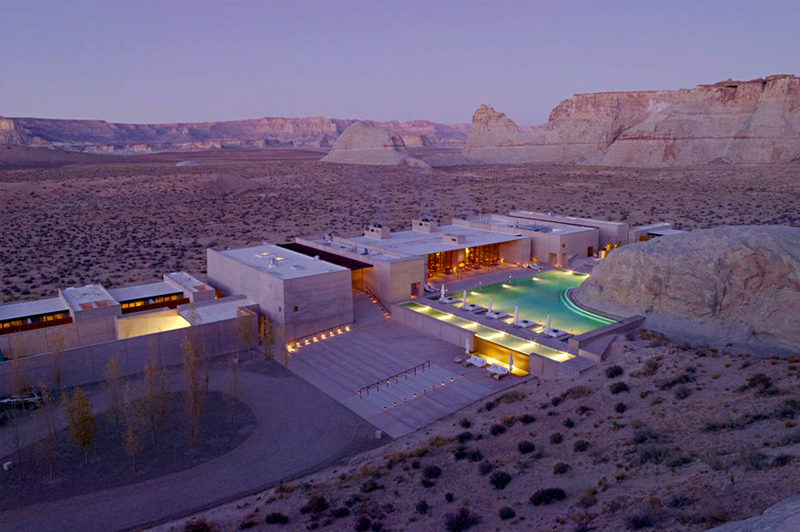 Fancy candlelit and full moon yoga session followed by a Navajo-inspired spa treatment? Image: Aman Resorts