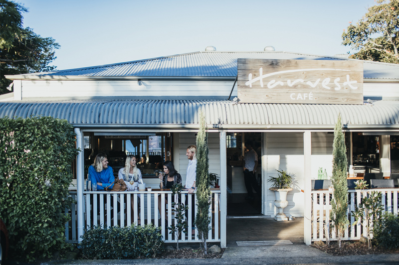 Outside Harvest Cafe in Newrybar. Image: Harvest Cafe
