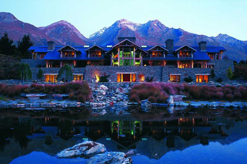 Blanket Bay Lodge in Glenorchy. Image: Luxury Lodges of New Zealand