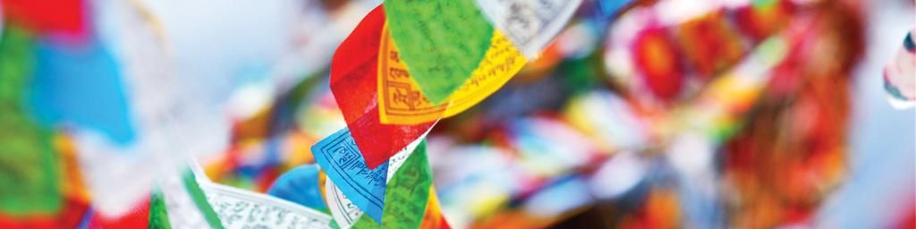 Tibetan Prayer Flags at Festival