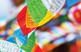 Tibetan Prayer Flags at Festival