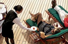 feature Queen Mary afternoon tea on deck White Star Service lifestyle leisure Deck Lifestyle