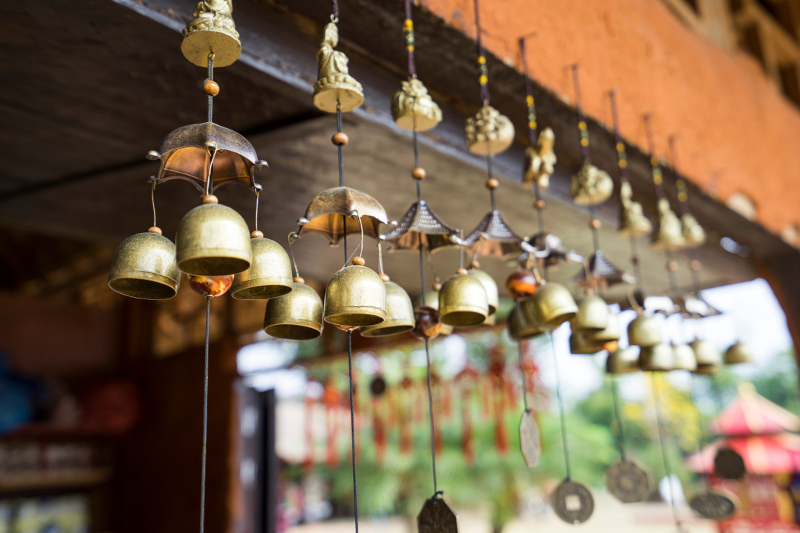 Thai Bells in marketplace
